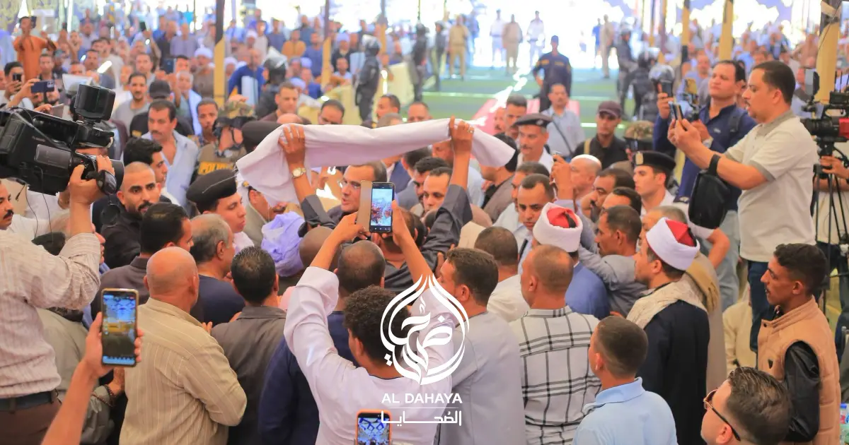 موقع الضحايا يرصد رسالة شكر من أهالي عرابة أبو عزيز وبهتا عقب إتمام الصلح التاريخي بين العائلتين