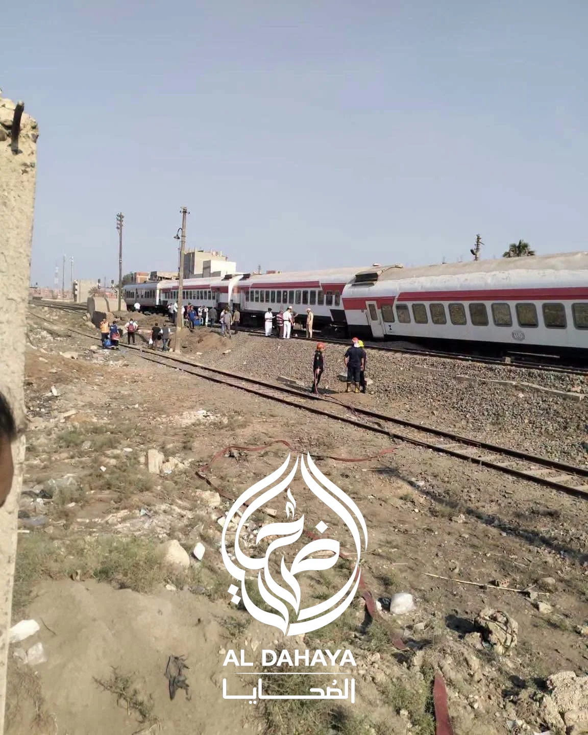 صورة 3 - خروج 4 عربات من القطار الإسباني رقم 919 عن القضبان