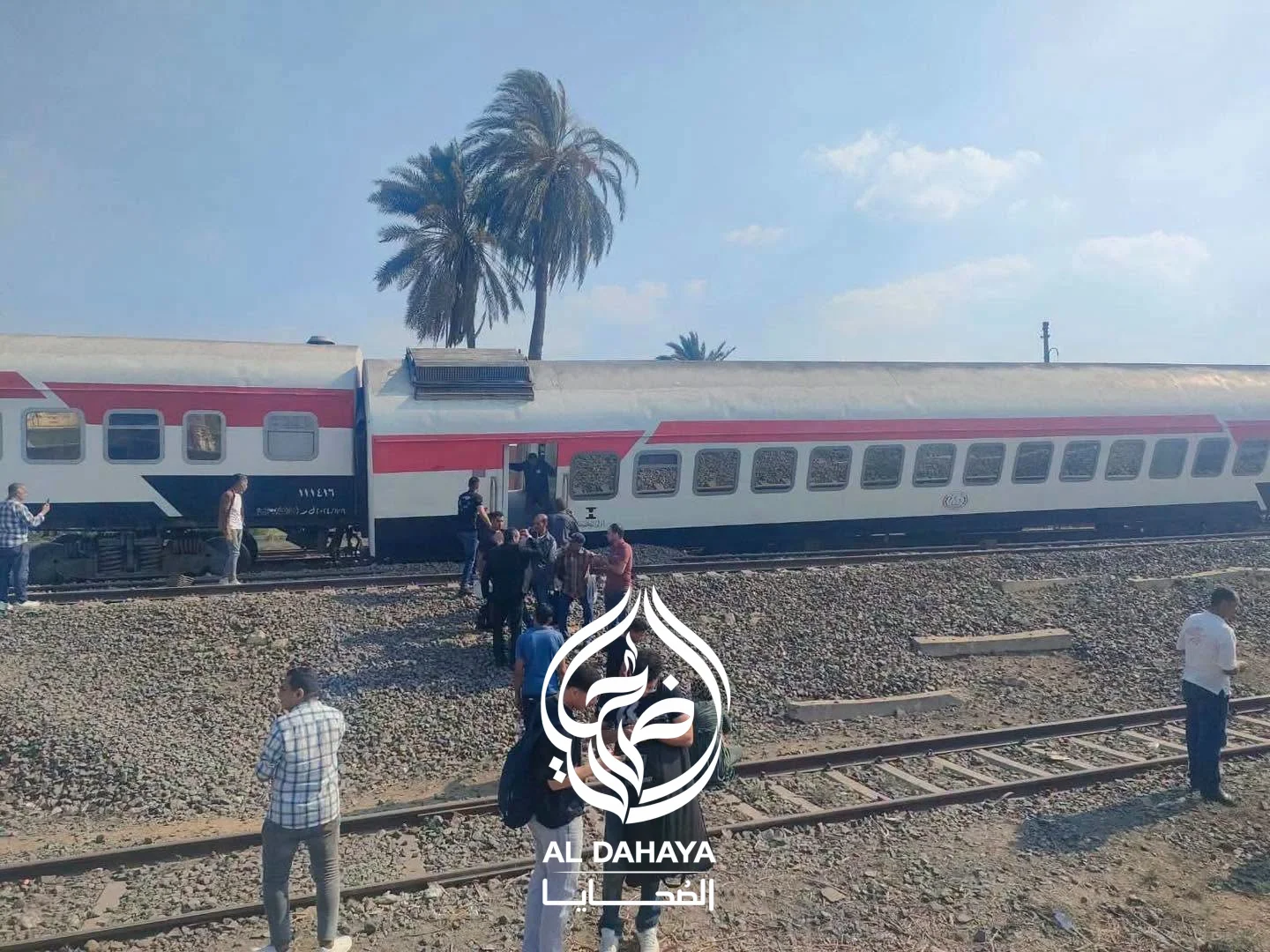 صورة 5 - خروج 4 عربات من القطار الإسباني رقم 919 عن القضبان