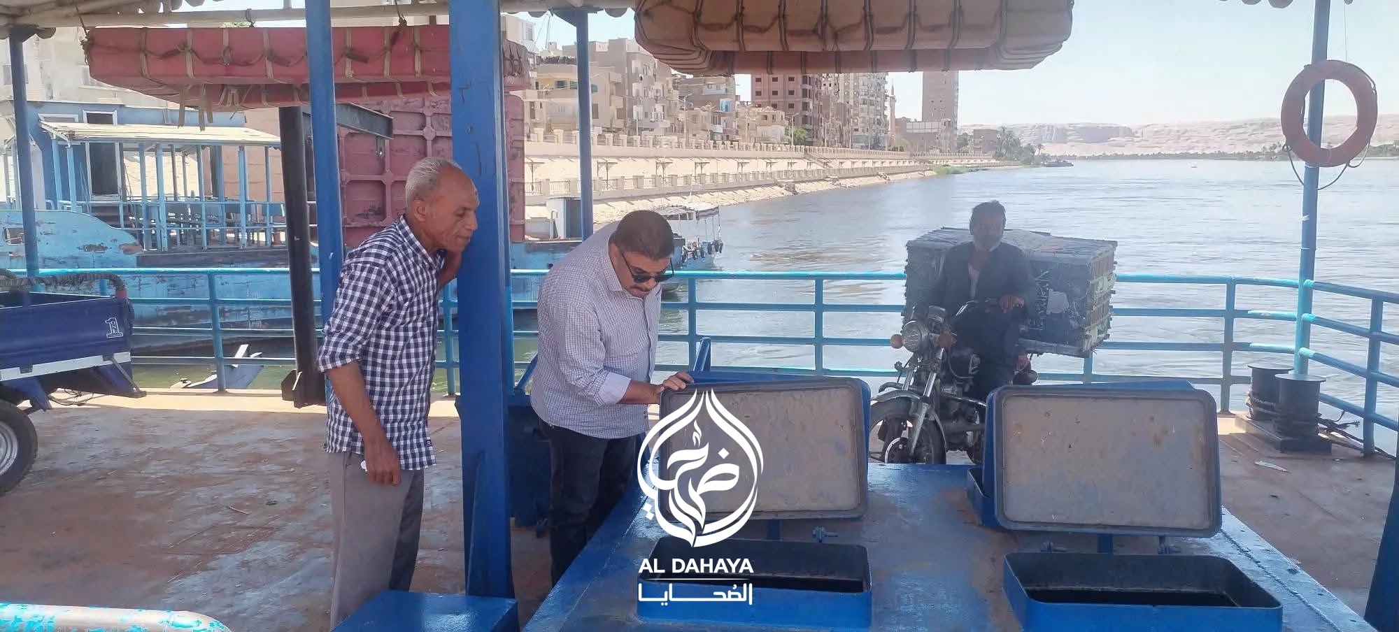 صورة 11 - بالصور :: الصمطي يتابع منسوب النيل ويتفقد مرسى الشورانية بالمراغة