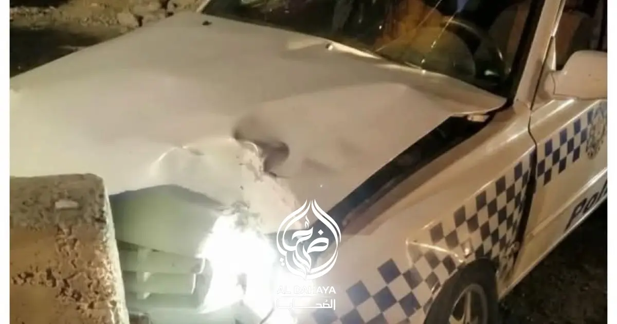 نقل 3 مصابين للمستشفى إثر حادث تاكسي على طريق العين السخن