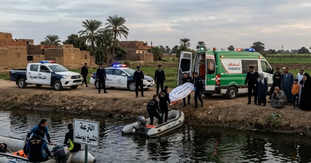انتشال جثمان طفل لقي مصرعه غرقاً بترعة «الشيخ يوسف» بسوهاج