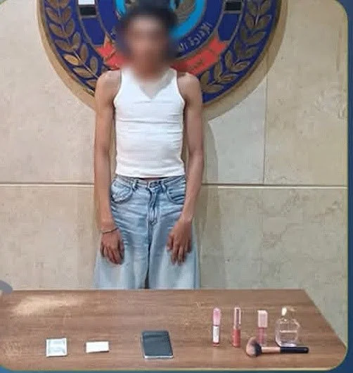 صورة 1 - ضبط شخص نشر فيديوهات بملابس نسائية لزيادة المشاهدات بالجيزة