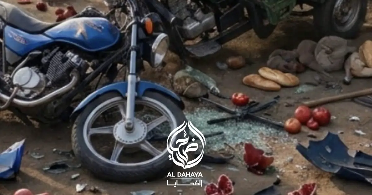 كانوا عائدين من جمع الرمان.. الموت يخطف شابًا ويصيب 9 آخرين في حادث بالبداري.